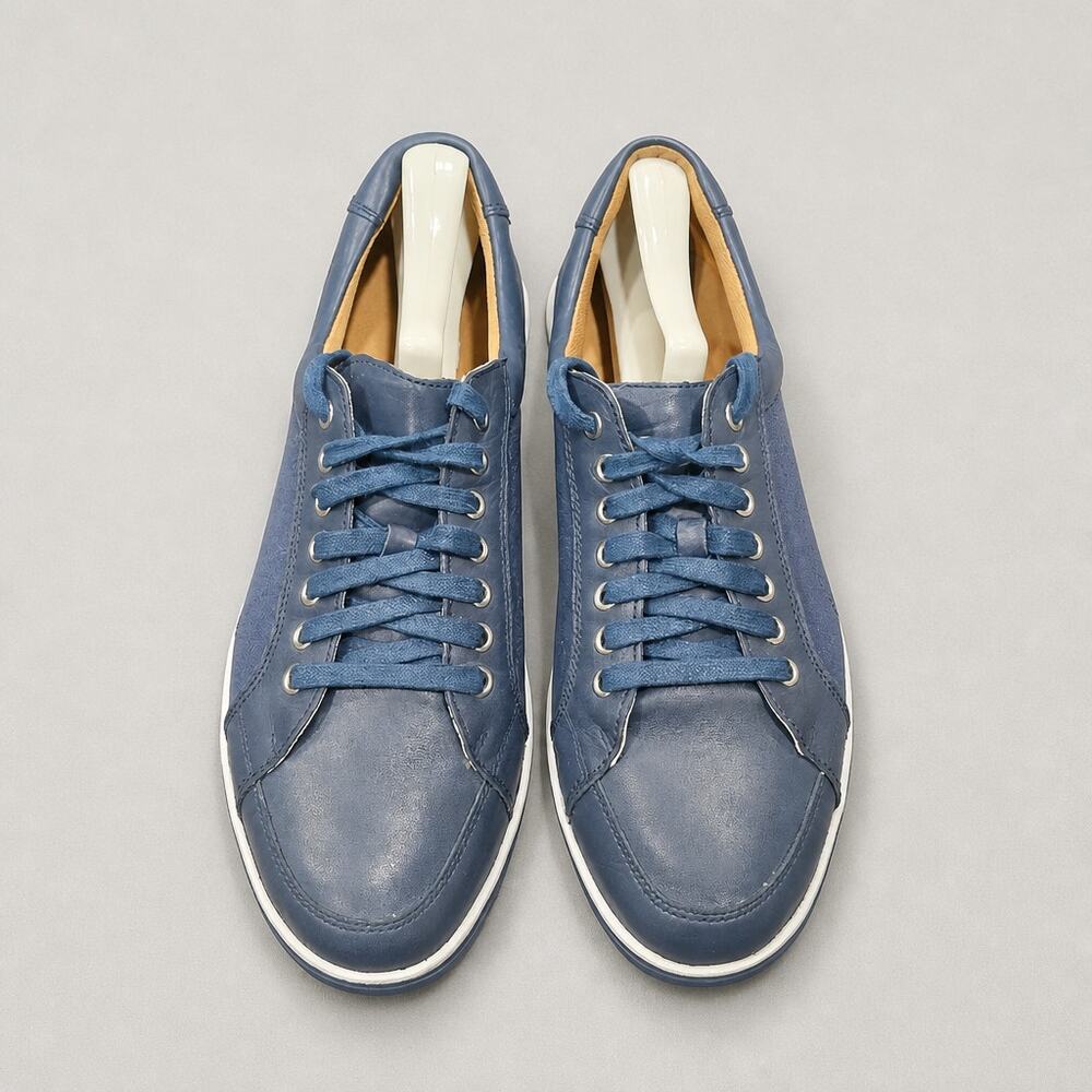 Cole Haan Vartan Sport Oxford Men 9M Navy Blue Leather Lace Up Sneaker C12395